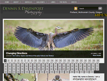 Tablet Screenshot of dennisdavenportphotography.com